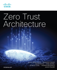 Cover image: Zero Trust Architecture 1st edition 9780137899739