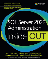 Imagen de portada: SQL Server 2022 Administration Inside Out 1st edition 9780137899883