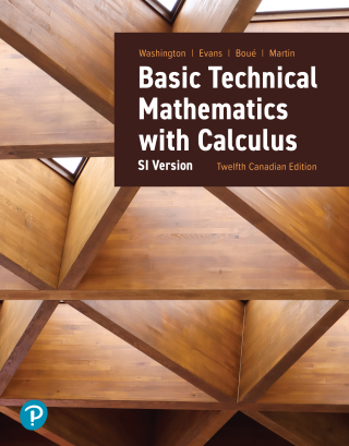 Cover image: Basic Technical Mathematics with Calculus SI Version (Canadian Edition) 12th edition 9780137900671