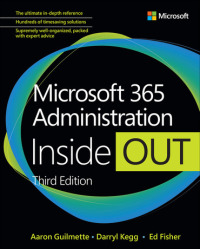 Immagine di copertina: Microsoft 365 Administration Inside Out 3rd edition 9780137908851