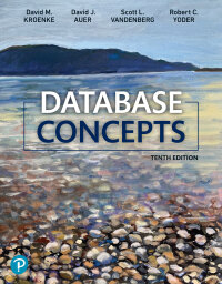 Cover image: Database Concepts 10th edition 9780137916788