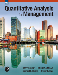 Cover image: Quantitative Analysis for Management 14th edition 9780137864966
