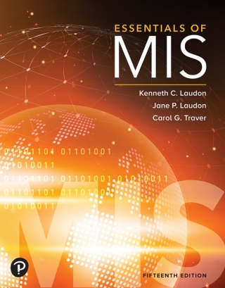 Cover image: Essentials of MIS 15th edition 9780137946792