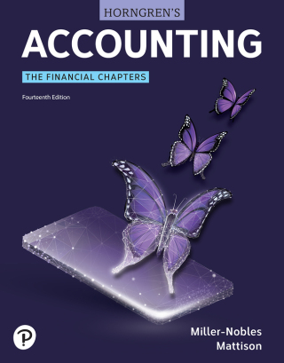 Cover image: The Horngren's Accounting Financial Chapters (Pearson+) 14th edition 9780137884858