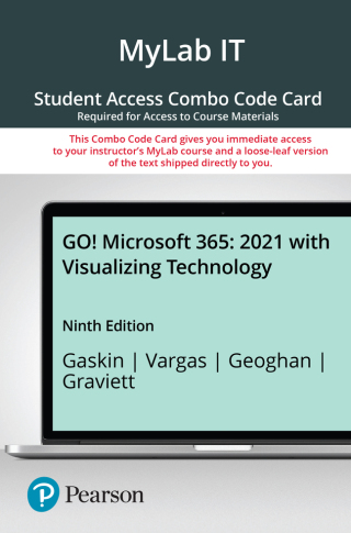 Cover image: MyLab IT with Pearson eText + Print Combo Access Code for GO! 2021 with Visualizing Technology 9th edition 9780137963102