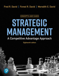Cover image: Strategic Management 18th edition 9780137897667