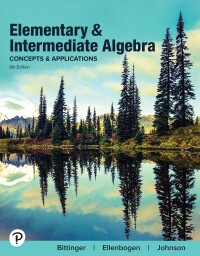 Cover image: Elementary and Intermediate Algebra 8th edition 9780137994724