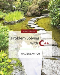 Cover image: Problem Solving with C++ (Pearson+) 10th edition 9780134543680