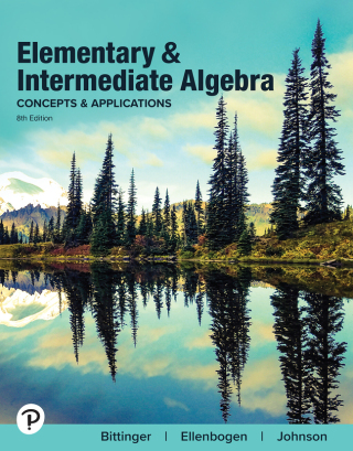 Cover image: Elementary and Intermediate Algebra: Concepts and Applications (Pearson+) 8th edition 9780137994724