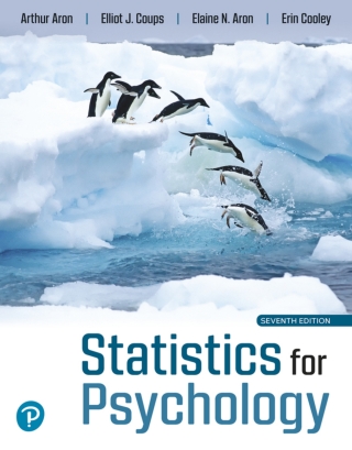 Cover image: Statistics for Psychology (Pearson+) 7th edition 9780136658474