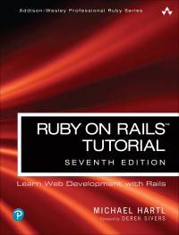 Cover image: Ruby on Rails Tutorial 7th edition 9780138049843
