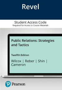 Public Relations: Strategies and Tactics &ndash; Revel Access Code 12th 