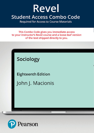Cover image: Sociology -- Revel + Print Combo Access Code 18th edition 9780138080471