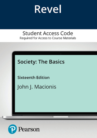 Cover image: Society:  The Basics -- Revel Access Code 16th edition 9780138080501