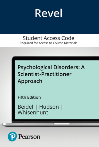 Cover image: Psychological Disorders: A Scientist-Practitioner Approach -- Revel Access Code 5th edition 9780138081690