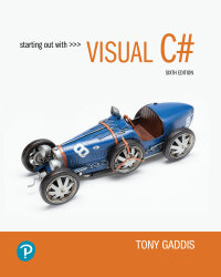 Cover image: Starting out with Visual C# 6th edition 9780138087562