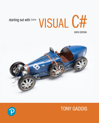 Imagen de portada: Starting out with Visual C# 6th edition 9780138087562