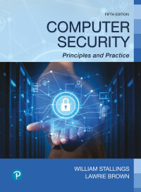 Cover image: Computer Security Principles and Practice 5th edition 9780138091675