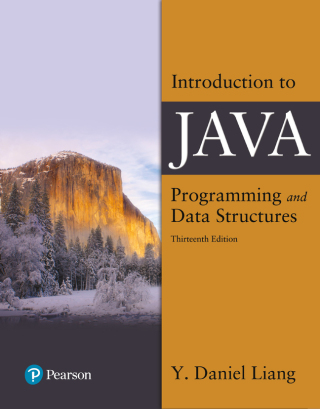 Cover image: Pearson eText for Introduction to Java Programming and Data Structures (Pearson+) 13th edition 9780138123444