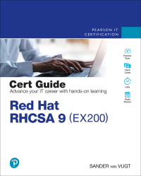 Imagen de portada: Red Hat RHCSA 9 Cert Guide 1st edition 9780138096274