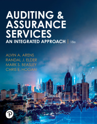 Cover image: Auditing and Assurance Services 18th edition 9780137879199