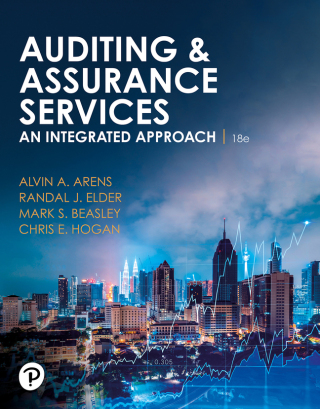 Cover image: Auditing and Assurance Services (Pearson+) 18th edition 9780137879199