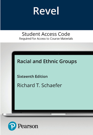 Cover image: Racial and Ethnic Groups -- Revel Access Code 16th edition 9780138105662