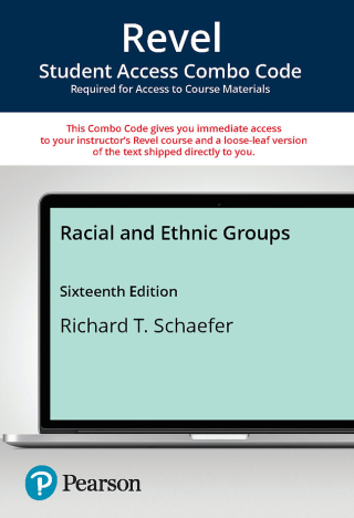 Cover image: Racial and Ethnic Groups -- Revel + Print Combo Access Code 16th edition 9780138105679