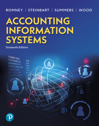 Cover image: Accounting Information Systems (Pearson+) 16th edition 9780138099497