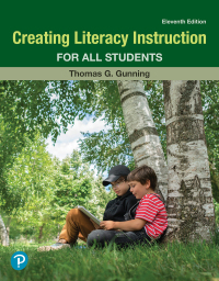 Cover image: Creating Literacy Instruction for All Students 11th edition 9780138161637