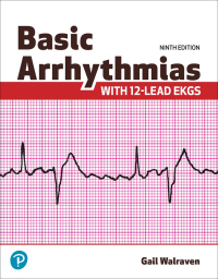 Cover image: Basic Arrhythmias With 12-Lead EKGs 9th edition 9780138164959