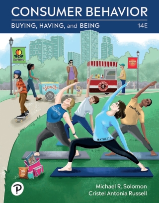 Cover image: Consumer Behavior: Buying, Having, and Being 14th edition 9780137865093