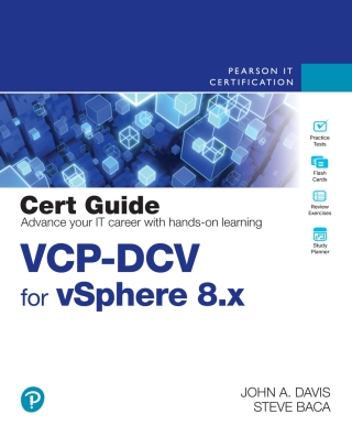 Cover image: VCP-DCV for vSphere 8.x Cert Guide 5th edition 9780138169886