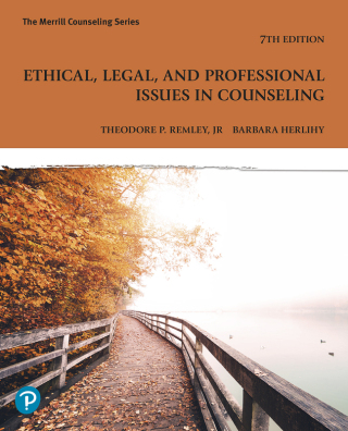 Cover image: Ethical, Legal, and Professional Issues in Counseling (Pearson+) 7th edition 9780138168094
