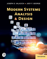 Cover image: Modern Systems Analysis and Design 10th edition 9780138180072