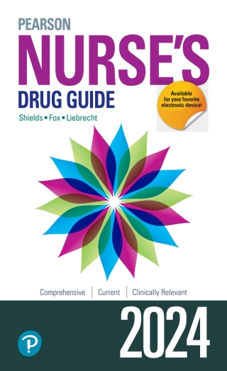 Cover image: Pearson Nurse's Drug Guide 2024 1st edition 9780138195809