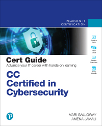 Cover image: CC Certified in Cybersecurity Cert Guide 1st edition 9780138200381