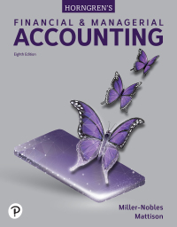 表紙画像: Horngren's Financial & Managerial Accounting 8th edition 9780137858644