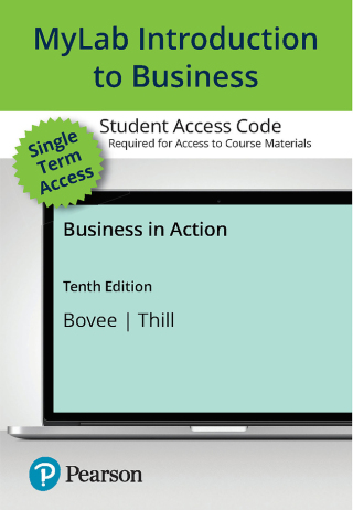 Cover image: Business in Action -- MyLab Intro to Business with Pearson eText Access Code 10th edition 9780138209407