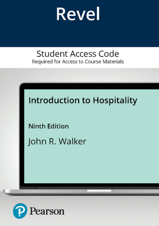 Cover image: Introduction to Hospitality -- Revel Access Code 9th edition 9780138219871