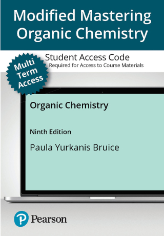 Cover image: Mastering Chemistry with Pearson eText (up to 24 months) Access Code for Organic Chemistry 9th edition 9780138223755