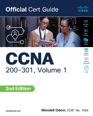Cover image: CCNA 200-301 Official Cert Guide, Volume 1 2nd edition 9780138229634