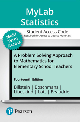 Cover image: MyLab Math with Pearson eText (up to 24 months) Access Code for A Problem Solving Approach to Mathematics for Elementary and Middle School Teachers, A 14th edition 9780138243128