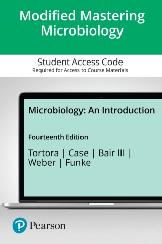 Cover image: Mastering Microbiology with Pearson eText Access Code for Microbiology: An Introduction 14th edition 9780138244156