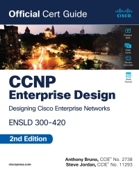 Cover image: CCNP Enterprise Design ENSLD 300-420 Official Cert Guide 2nd edition 9780138247263