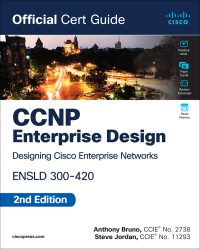 صورة الغلاف: CCNP Enterprise Design ENSLD 300-420 Official Cert Guide 2nd edition 9780138247263