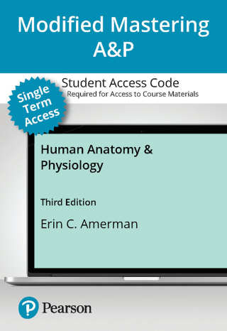 Cover image: Mastering A&P with Pearson eText (up to 18-weeks) Access Code for Human Anatomy & Physiology 3rd edition 9780138248000