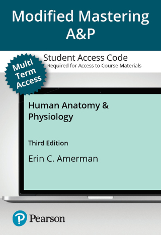Cover image: Mastering A&P with Pearson eText (up to 24 months) Access Code for Human Anatomy & Physiology 3rd edition 9780138248017