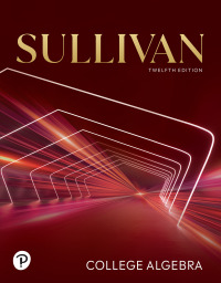 Cover image: College Algebra 12th edition 9780138253622