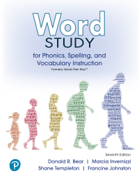 Cover image: Word Study for Phonics, Spelling, and Vocabulary Instruction (formerly Words Their Way™) 7th edition 9780138219963